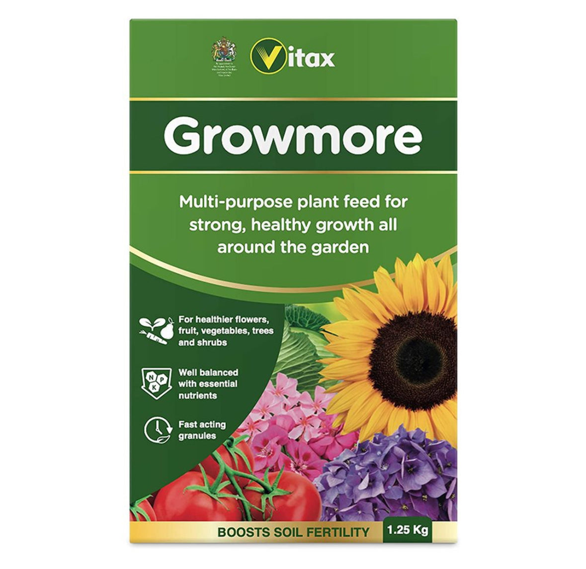 Vitax Growmore Fertiliser 1.25kg